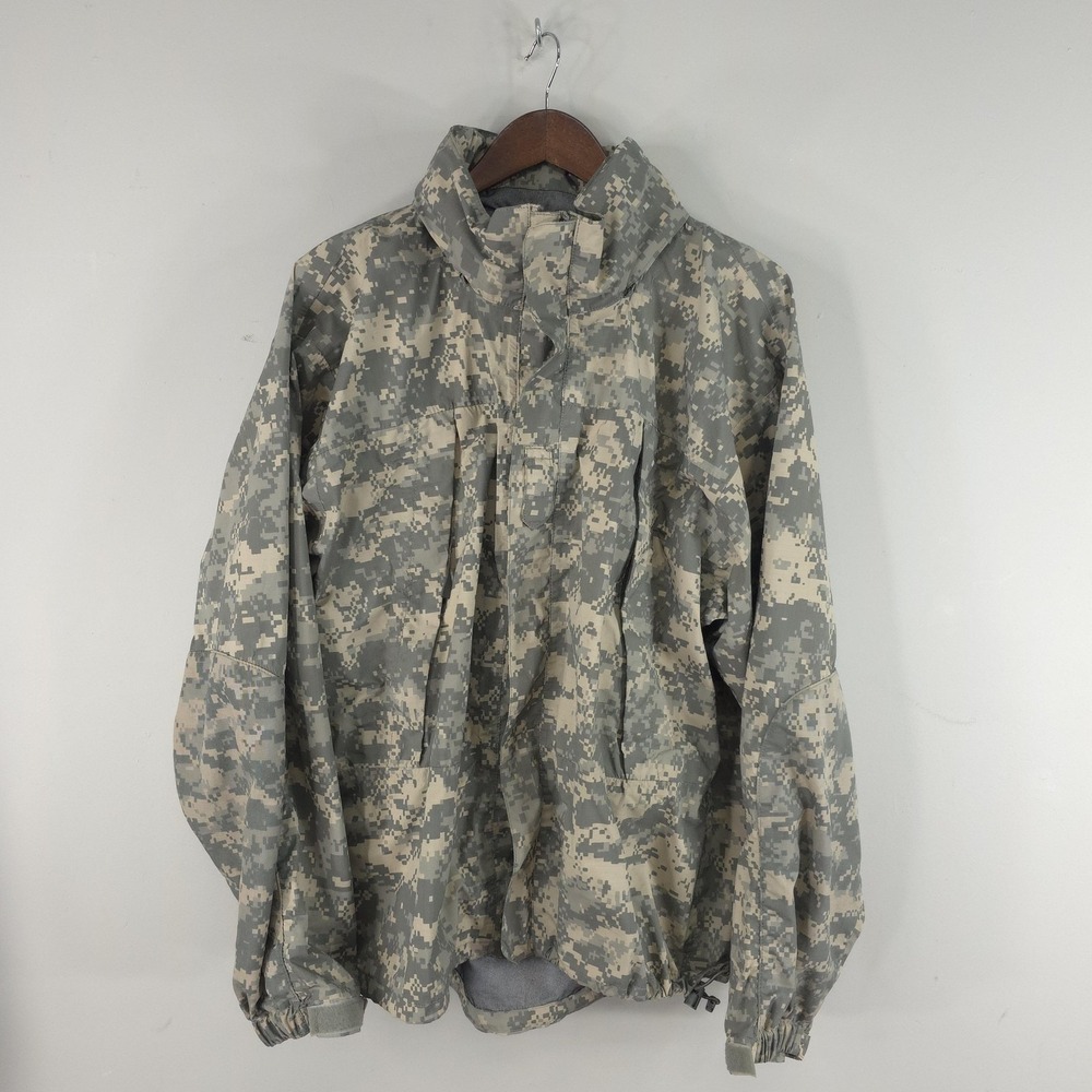 Tennier Industries Jacket Mens Medium Long Camo Extreme Cold Wet Weather Hooded
